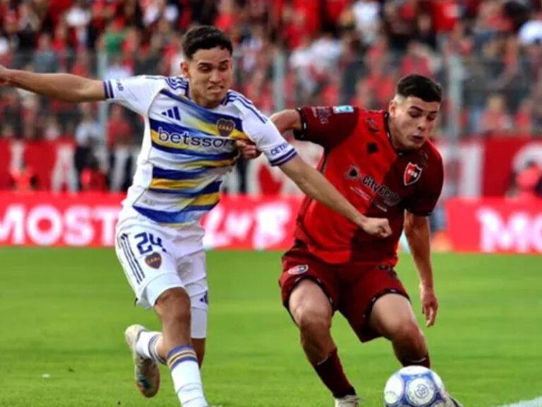 Boca reaccionó sobre el final y rescató un empate ante Newell’s en Rosario por el Torneo Clausura